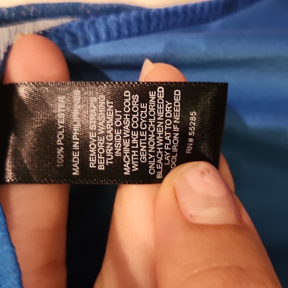 Express Royal Blue Strapless mini Dress size small women's - Picture 3 of 5